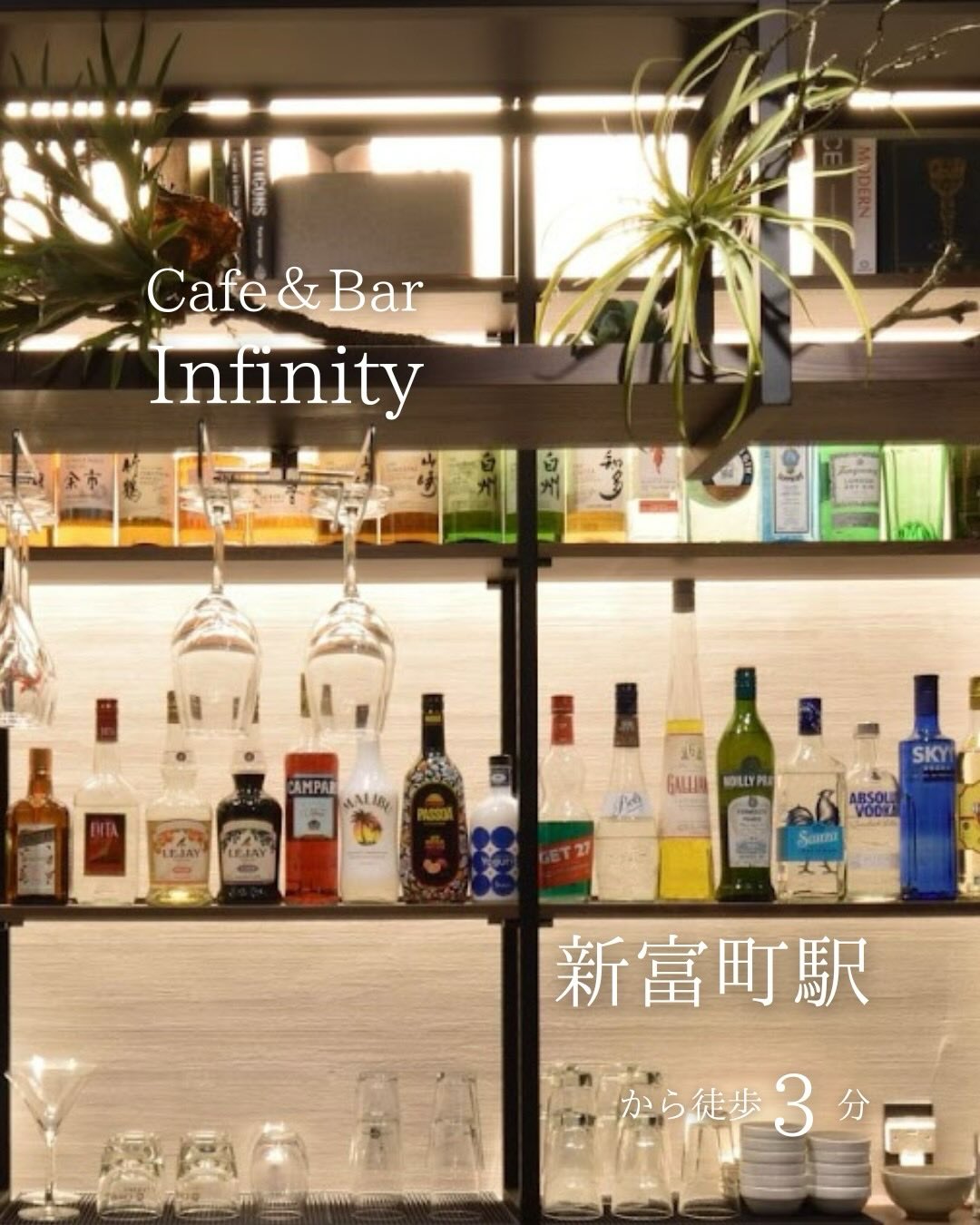 新富町・八丁堀の大人の隠れ家 Cafe & Bar Infi